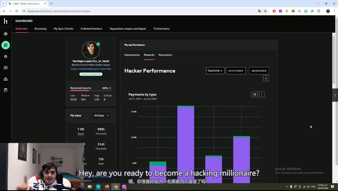 老外百万赏金猎人直播课第四课-字幕版-棉花糖会员站