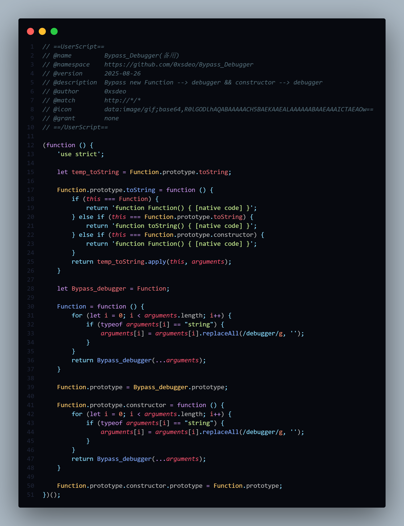 【投稿】JS逆向系列-彻底解决前端无限debugger-棉花糖会员站